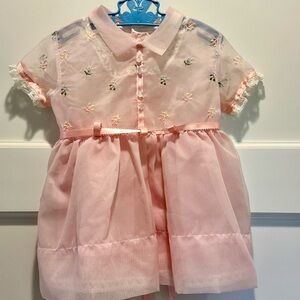 Vintage Pink Infant Dress